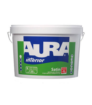 в/д для обоев и стен 4,5л/6,6кг AURA SATIN,мрзст в/д для обоев и стен 4,5л/6,6кг AURA SATIN,мрзст