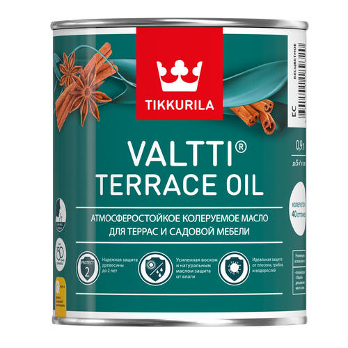 Масло для террас и садовой мебели Valtti Terrace Oil 0,9л Масло для террас и садовой мебели Valtti Terrace Oil 0,9л