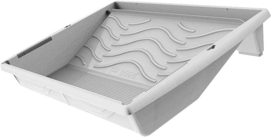 Ванночка малярная  625х440 мм, усиленная, белая (для роликов 250-480 мм) DECOR 1/5