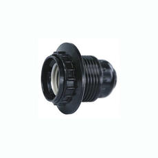 Патрон Е27 карболитовый с прижимным кольцом 