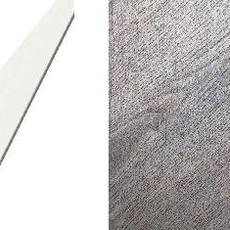 Складной угол ламинированный МДФ Дуб лофт светлый 2710x65  1/20