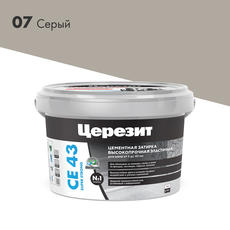 Затирка серая ЦЕРЕЗИТ СЕ43 2 кг (№ 07)