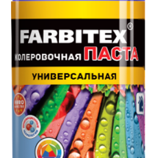 Колер-паста черная универсальная ФАРБИТЕКС 100мл (1/6)