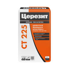 Шпатлевка цементная ЦЕРЕЗИТ СТ 225 25кг финишная белая