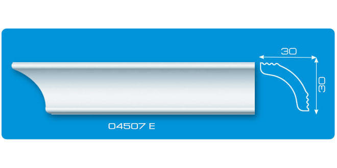 фриз потол. Е 04507 2м (30*30мм) 1/130 фриз потол. Е 04507 2м (30*30мм) 1/130
