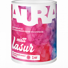Лак акриловый мат. AURA Dekor Lasur Matt 1кг