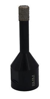 Коронка алмазная   8 мм с воском Super Hard, Hilberg 