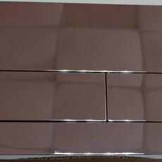 Кнопка для инсталляции Т-101, F2 хром 