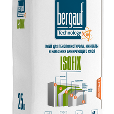 Штукатурно-клеевая смесь БЕРГАУФ  Isofix ЗИМА  25кг  1/56  