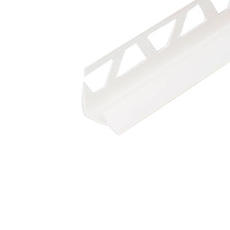 Раскладка п/плитку 8мм  белая внутр. 2,5 м