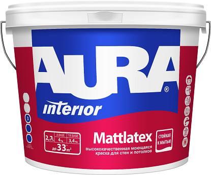 в/д моющаяся TR 2,7л/3,4кг AURA MATTLATEX в/д моющаяся TR 2,7л/3,4кг AURA MATTLATEX
