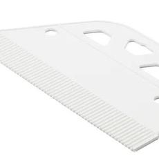 шпатель зубчатый д/клея 2х2 пластик, 200 мм 1/90