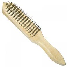 Щетка 5-рядная метал. с дерев. ручкой МЭКС