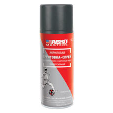 Акриловый грунт в баллончике ABRO MASTERS серый