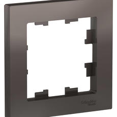 Рамка SE ATLAS 1 местная, мокко