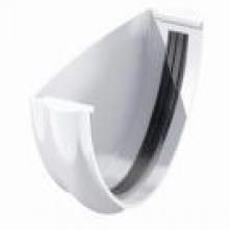 Водосточные системы ТН ПВХ заглушка желоба, белый, 5 шт. в упак., арт. 359441