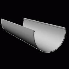 Водосточные системы ТН ПВХ желоб, белый (3м), 5 шт. в упак., арт. 359592