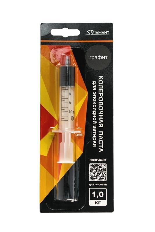 Колеровочная паста Диамант на 1кг, графит