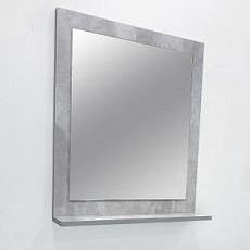 Зеркало 50см Анита Лайт, Бетон + полка