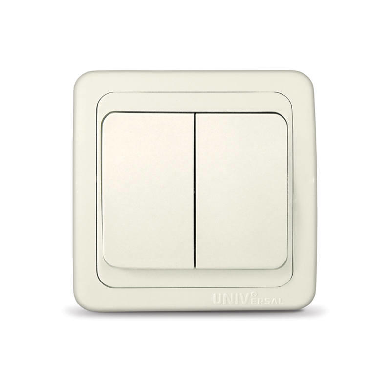 Выключатель UNIVERSAL Валери 2кл. беж