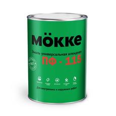 Эмаль зеленая 2,7 кг ПФ-115 МОККЕ (1/6)