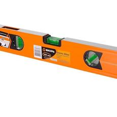 Уровень с магнитной лентой, 3 глазка (1 зеркальный), Вихрь, 40см