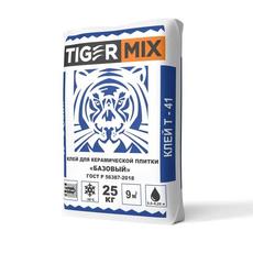 Клей для плитки и керамогранита ТайгерМикс «БАЗОВЫЙ» Т-41 25кг  