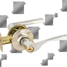 Защелка 3-В2-01 ключ-фикс/хром, нажимная.