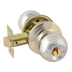 Защелка 3Ш-01 ключ-фикс/хром, круглая.