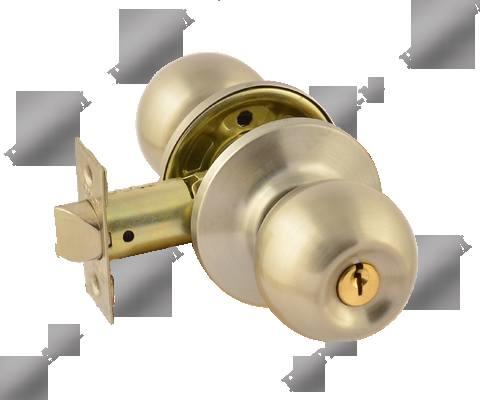 Защелка 3Ш-03 фикс/мат. никель, круглая.