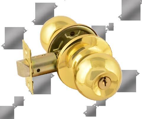 Защелка 3Ш-03 фикс/золото, круглая.