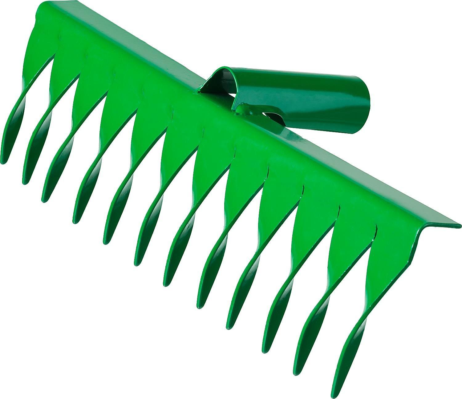 Грабли 14-ти зубые, витые D25, без черенка, Росток, 312*60мм