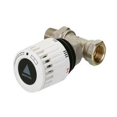 Клапан для радиатора, с термоголовкой прямой 3/4