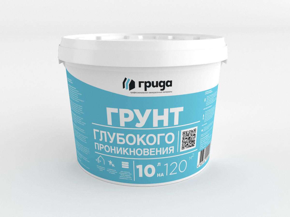 Праймер  Грида глубокого проникновения 10кг канистра, мрзст.1/60