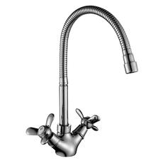 Смеситель д/кухни буксовый Q02-75 с гибким изливом