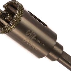 Коронка алмазная  25 мм с центр.сверлом по керамике и кафелю, TRIO-DIAMOND