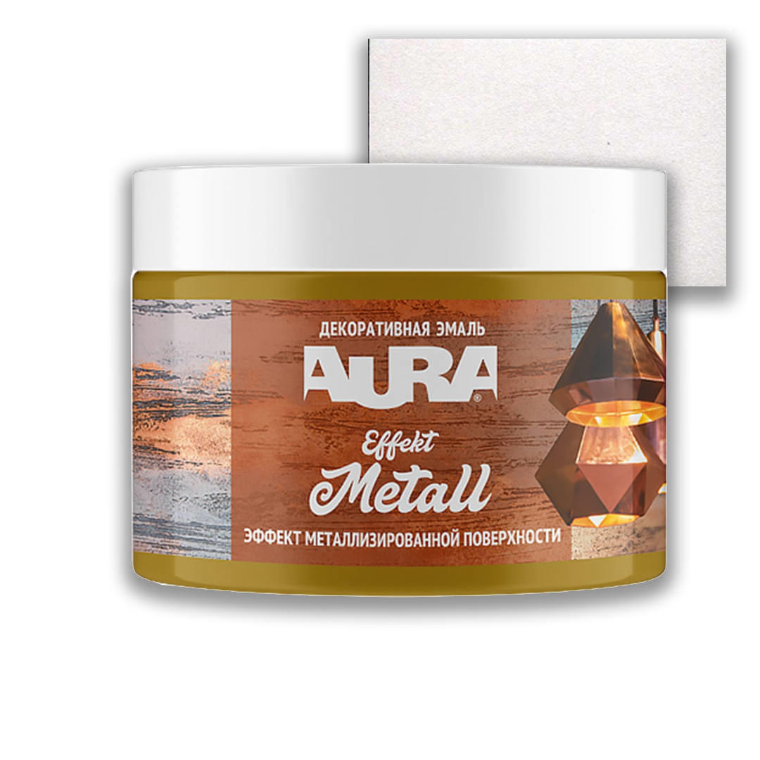 Декоративная эмаль перламутр 0,25кг акрил. AURA Effekt Metall Декоративная эмаль перламутр 0,25кг акрил. AURA Effekt Metall