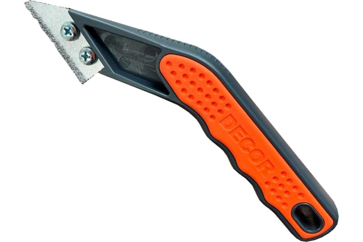 СКребок для расшивки швов с двухкомпонентным сменным лезвием, DECOR, 1,2 или 3мм