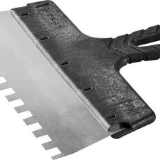 шпатель зубчатый фас. 10х10, 250 мм ЗУБР 1/12