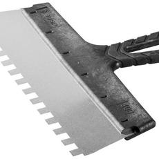 шпатель зубчатый фас. 10х10, 300 мм ЗУБР 1/12