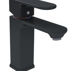 Смеситель д/раковины рычажный (SWES) 1UPO00-BL черный UMBRO 