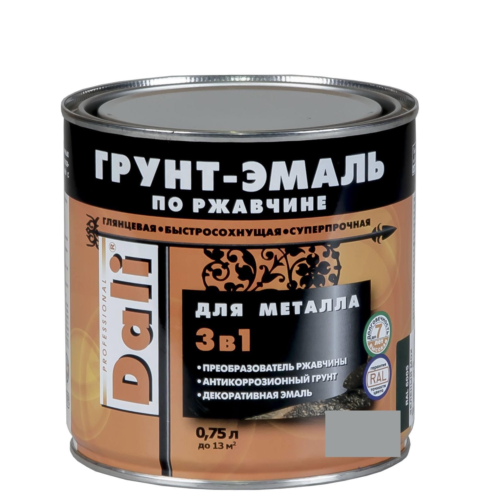 Грунт-эмаль синий 0,75л по ржавчине 3в1 DALI Грунт-эмаль синий 0,75л по ржавчине 3в1 DALI