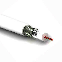 Кабель коаксиальный RG-6 0.75 Ом (1бух.=100п.м.) Кабель коаксиальный RG-6 0.75 Ом (1бух.=100п.м.)
