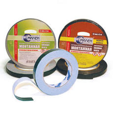 Скотч двусторонний (1,2см * 5м ) проф. белый МИЛЕН