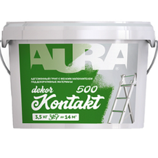 Грунт с мелким наполнителем под декор. материалы  3,5кг AURA Dekor Kontakt 500