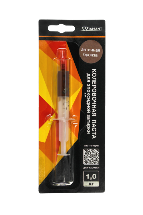 Колеровочная паста Диамант на 1кг, античная бронза