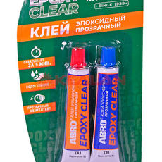 Клей эпоксидный прозрачный ABRO MASTERS 16г