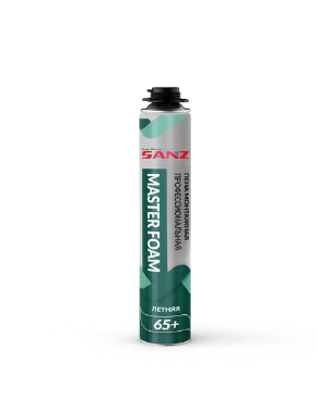Пена проф. SANZ PU MASTER FOAM 65л(от +0°Сдо+35°С)850мл летняя Пена проф. SANZ PU MASTER FOAM 65л(от +0°Сдо+35°С)850мл летняя
