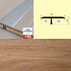 Стык Т-образный разносторонний 23 мм 0,9 дуб монтана