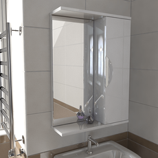 Зеркало-шкаф 50см Милли/мелани 500*700*160 ЭММИ